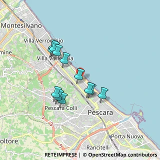Mappa Via Daniele Manin, 65123 Pescara PE, Italia (1.6175)