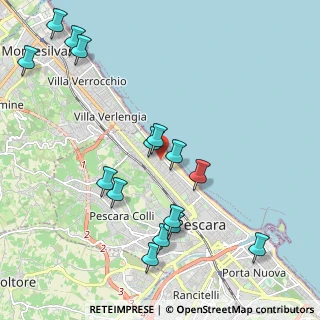 Mappa Via Daniele Manin, 65123 Pescara PE, Italia (2.472)