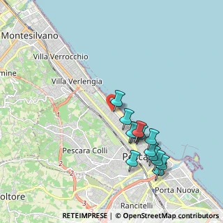 Mappa Via Daniele Manin, 65123 Pescara PE, Italia (2.06923)