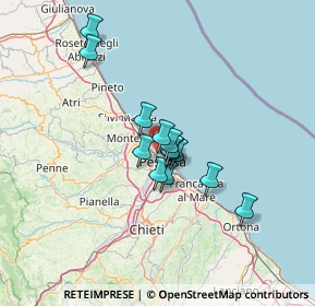 Mappa Via Settimo Ruggiero, 65123 Pescara PE, Italia (9.77538)