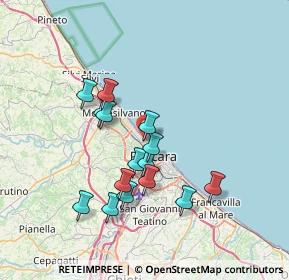 Mappa Via Settimo Ruggiero, 65123 Pescara PE, Italia (6.71467)