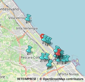 Mappa Via Settimo Ruggiero, 65123 Pescara PE, Italia (2.0725)