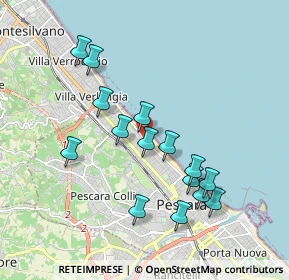 Mappa Via Settimo Ruggiero, 65123 Pescara PE, Italia (1.87867)