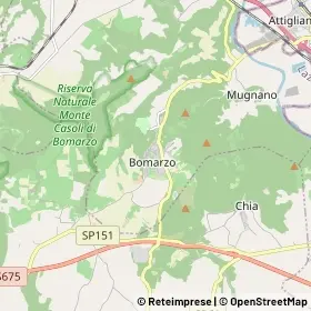 Mappa Bomarzo