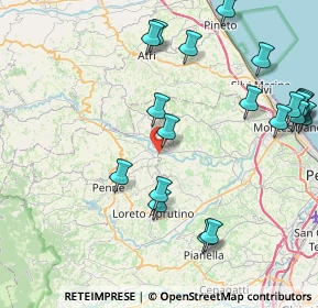 Mappa Contrada Sant'Angelo, 65010 Picciano PE, Italia (10.3735)