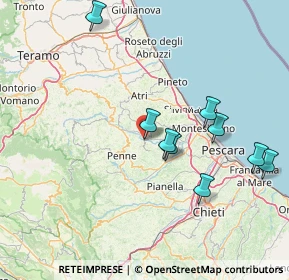 Mappa Contrada Sant'Angelo, 65010 Picciano PE, Italia (26.96286)