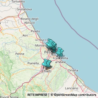 Mappa Riserva Statale Pineta di Santa Filomena, 65123 Pescara PE, Italia (7.09214)