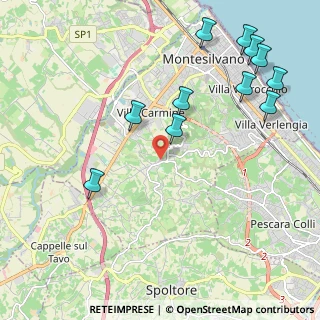 Mappa Strada Comunale Cona della Stella, 65015 Montesilvano Colle PE, Italia (2.62909)