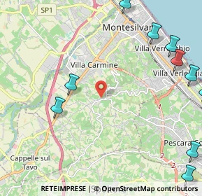 Mappa Strada Comunale Cona della Stella, 65015 Montesilvano Colle PE, Italia (3.40636)