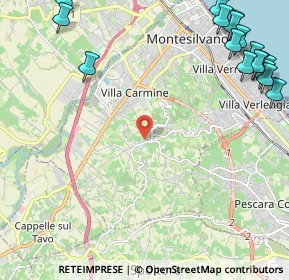 Mappa Strada Comunale Cona della Stella, 65015 Montesilvano Colle PE, Italia (3.51176)
