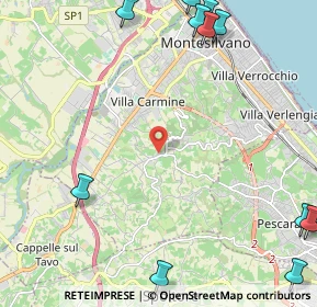 Mappa Strada Comunale Cona della Stella, 65015 Montesilvano Colle PE, Italia (3.66667)