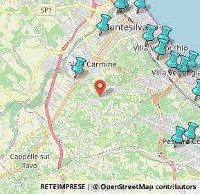 Mappa Strada Comunale Cona della Stella, 65015 Montesilvano Colle PE, Italia (3.185)