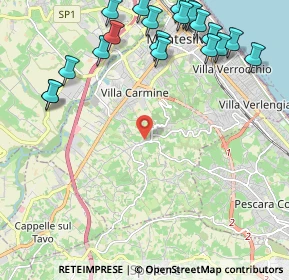 Mappa Strada Comunale Cona della Stella, 65015 Montesilvano Colle PE, Italia (2.9395)