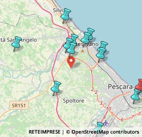 Mappa Strada Comunale Cona della Stella, 65015 Montesilvano Colle PE, Italia (4.53077)