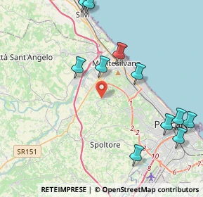 Mappa Strada Comunale Cona della Stella, 65015 Montesilvano Colle PE, Italia (5.32917)