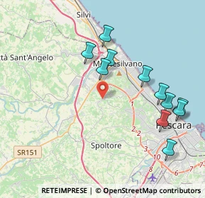 Mappa Strada Comunale Cona della Stella, 65015 Montesilvano Colle PE, Italia (4.38091)