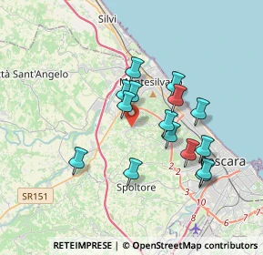 Mappa Strada Comunale Cona della Stella, 65015 Montesilvano Colle PE, Italia (3.24467)