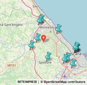 Mappa Strada Comunale Cona della Stella, 65015 Montesilvano Colle PE, Italia (4.65231)