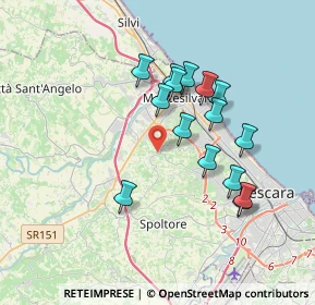 Mappa Strada Comunale Cona della Stella, 65015 Montesilvano Colle PE, Italia (3.38)
