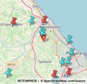 Mappa Strada Comunale Cona della Stella, 65015 Montesilvano Colle PE, Italia (5.49231)