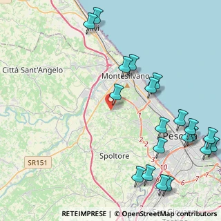 Mappa Strada Comunale Cona della Stella, 65015 Montesilvano Colle PE, Italia (5.9195)