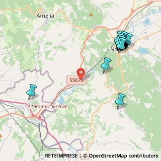 Mappa Strada di Vagno, 05035 Narni TR, Italia (5.3505)
