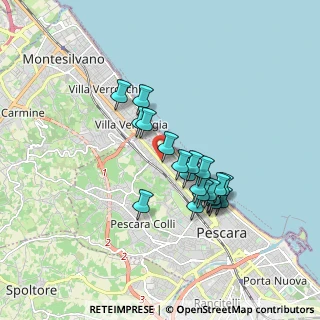 Mappa Via Filippo Corridoni, 65123 Pescara PE, Italia (1.535)