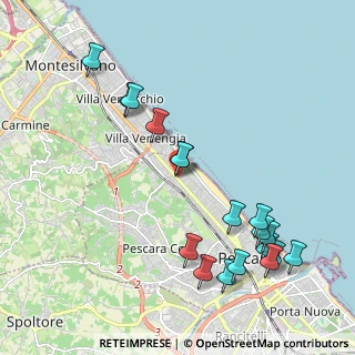 Mappa Via Filippo Corridoni, 65123 Pescara PE, Italia (2.43167)