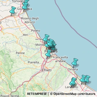 Mappa Via Filippo Corridoni, 65123 Pescara PE, Italia (18.46375)