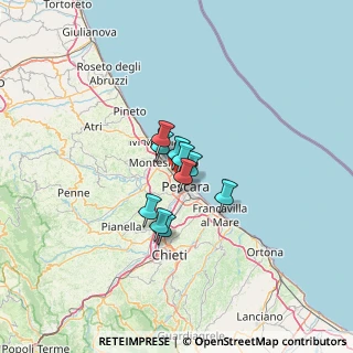 Mappa Via Filippo Corridoni, 65123 Pescara PE, Italia (10.67273)