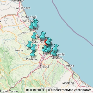 Mappa Via Solferino, 65123 Pescara PE, Italia (9.25056)