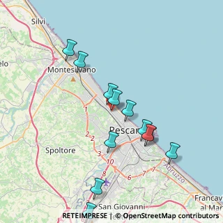 Mappa Via Solferino, 65123 Pescara PE, Italia (4.11333)