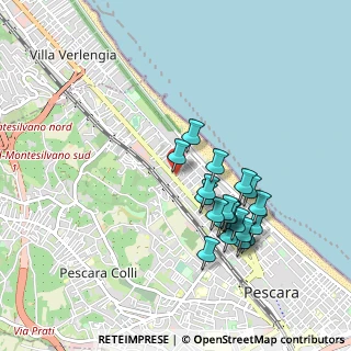 Mappa Via Solferino, 65123 Pescara PE, Italia (0.924)