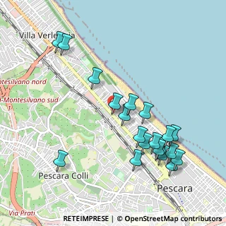 Mappa Via Solferino, 65123 Pescara PE, Italia (1.119)