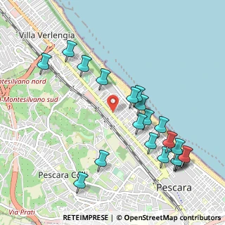 Mappa Via Solferino, 65123 Pescara PE, Italia (1.182)
