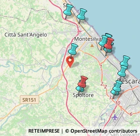 Mappa Contrada Tesoro, 65015 Montesilvano PE, Italia (4.61786)