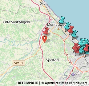 Mappa Contrada Tesoro, 65015 Montesilvano PE, Italia (6.097)