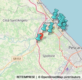 Mappa Contrada Tesoro, 65015 Montesilvano PE, Italia (3.68167)