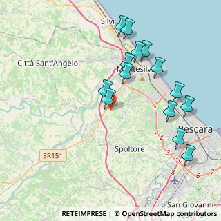 Mappa Contrada Tesoro, 65015 Montesilvano PE, Italia (4.41714)