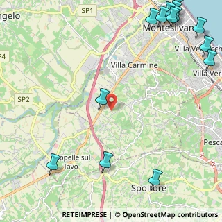 Mappa Contrada Tesoro, 65015 Montesilvano PE, Italia (3.72143)