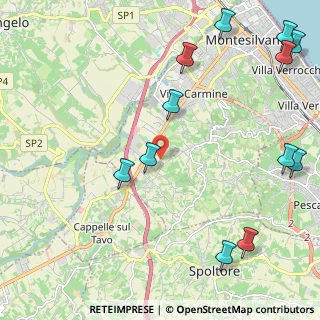 Mappa Contrada Tesoro, 65015 Montesilvano PE, Italia (3.09333)