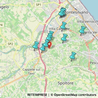 Mappa Contrada Tesoro, 65015 Montesilvano PE, Italia (1.82667)