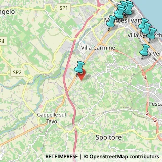 Mappa Contrada Tesoro, 65015 Montesilvano PE, Italia (3.715)
