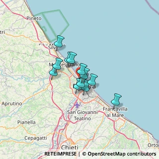 Mappa Via Luigi Settembrini, 65123 Pescara PE, Italia (4.37833)