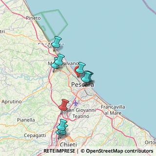 Mappa Via Luigi Settembrini, 65123 Pescara PE, Italia (7.22)