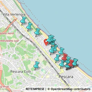 Mappa Via Luigi Settembrini, 65123 Pescara PE, Italia (1.084)