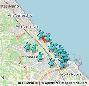 Mappa Via Luigi Settembrini, 65123 Pescara PE, Italia (1.78133)
