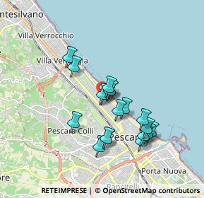 Mappa Via Luigi Settembrini, 65123 Pescara PE, Italia (1.54421)