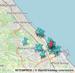 Mappa Via Luigi Settembrini, 65123 Pescara PE, Italia (1.825)