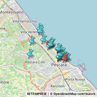 Mappa Via Luigi Settembrini, 65123 Pescara PE, Italia (1.2435)